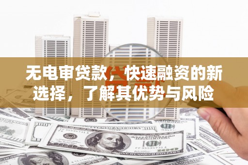 罗城无电审贷款，快速融资的新选择，了解其优势与风险