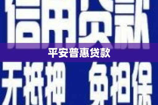 鼓楼平安普惠贷款