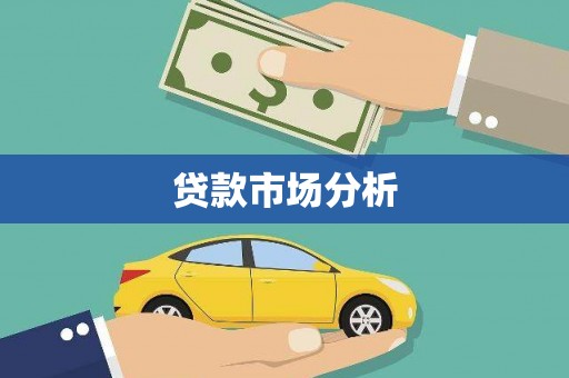 武功贷款市场分析