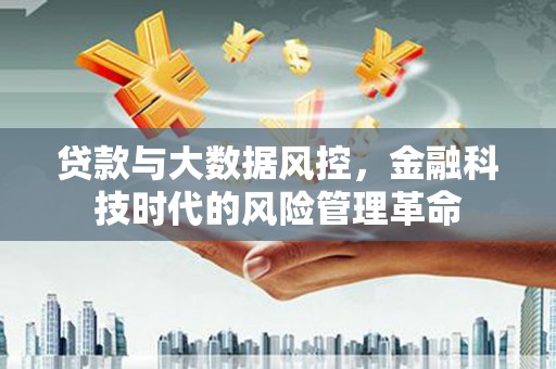 太保贷款与大数据风控，金融科技时代的风险管理革命