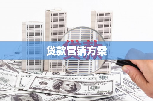 屏边贷款营销方案