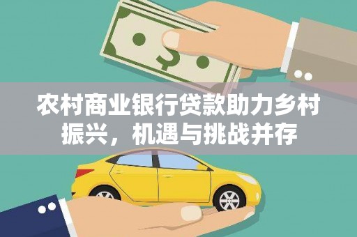 金湖农村商业银行贷款助力乡村振兴，机遇与挑战并存