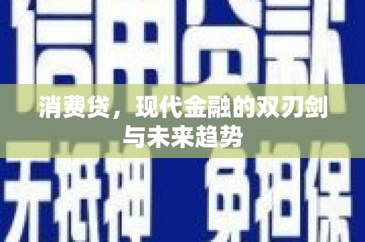 大丰消费贷，现代金融的双刃剑与未来趋势