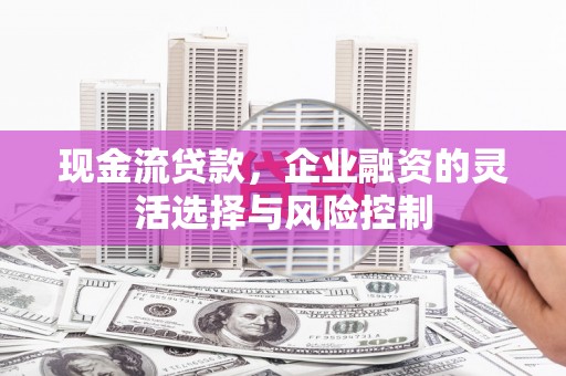 遂川现金流贷款，企业融资的灵活选择与风险控制