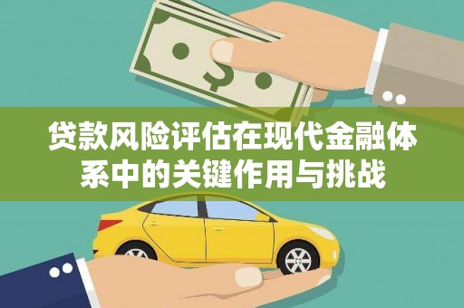 海兴贷款风险评估在现代金融体系中的关键作用与挑战