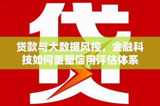海东贷款与大数据风控，金融科技如何重塑信用评估体系