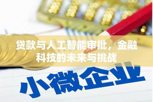 盐水贷款与人工智能审批，金融科技的未来与挑战