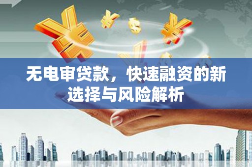 秀屿无电审贷款，快速融资的新选择与风险解析