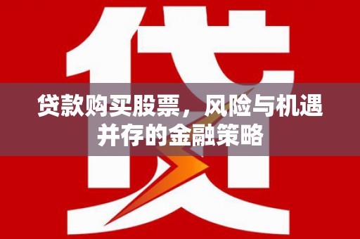 卓尼贷款购买股票，风险与机遇并存的金融策略
