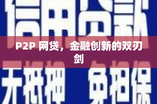 大东P2P 网贷，金融创新的双刃剑