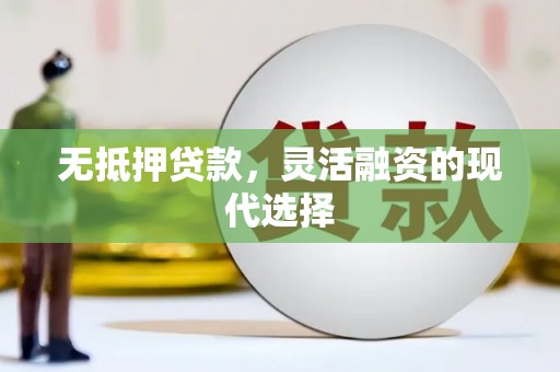 田家庵无抵押贷款，灵活融资的现代选择