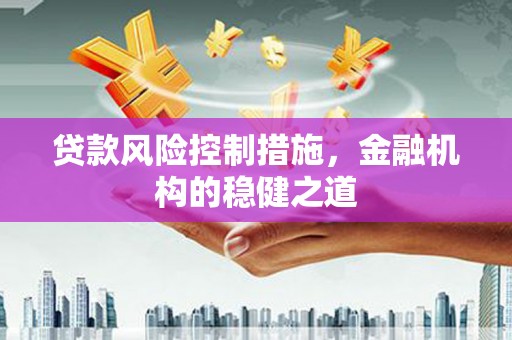 广饶贷款风险控制措施，金融机构的稳健之道