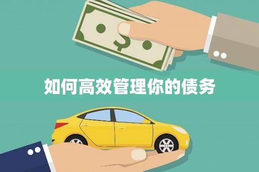 通川如何高效管理你的债务