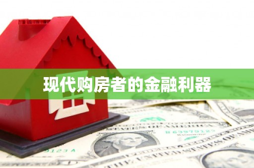 雷州现代购房者的金融利器